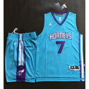 Hornets #7 Jeremy Lin Teal A Set Stitched NBA Jersey