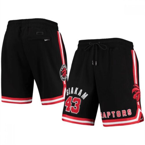 686488fc83e7c_1 Men's Toronto Raptors #43 Pascal Siakam Black Shorts