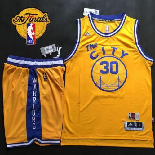 6864897b59923_1 Warriors #30 Stephen Curry Gold Throwback The City A Set The Finals Patch Stitched NBA Jersey