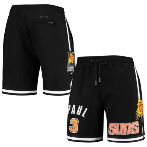 686489d6d3586_1 Men's Phoenix Suns #3 Chris Paul Black Shorts