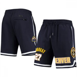 68648a33440e3_1 Men's Denver Nuggets #27 Jamal Murray Navy Shorts