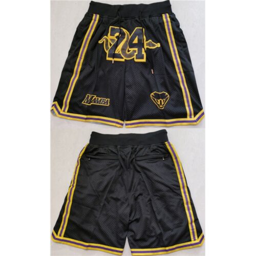 68648a56b3205_1 Men's Los Angeles Lakers #24 Kobe Bryant Black Shorts (Run Small)