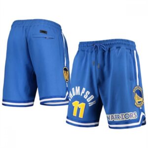 68648ca0776e1_1 Men's Golden State Warriors #11 Klay Thompson Blue Shorts