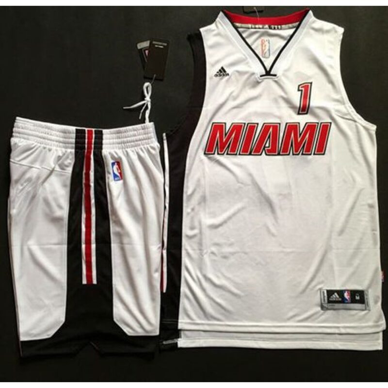 68648cf56b311_1 Heat #1 Chris Bosh White Throwback A Set Stitched NBA Jersey