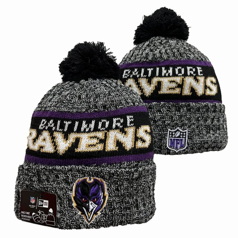 h156593_1 Baltimore Ravens Beanies Knit Hat