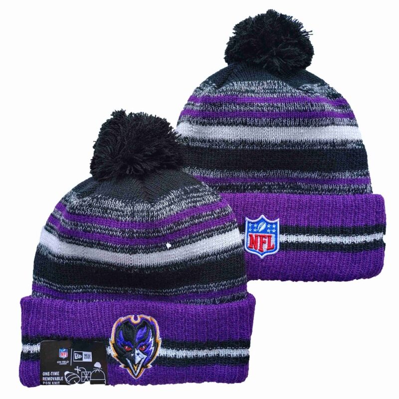 h156595_1 Baltimore Ravens Beanies Knit Hat