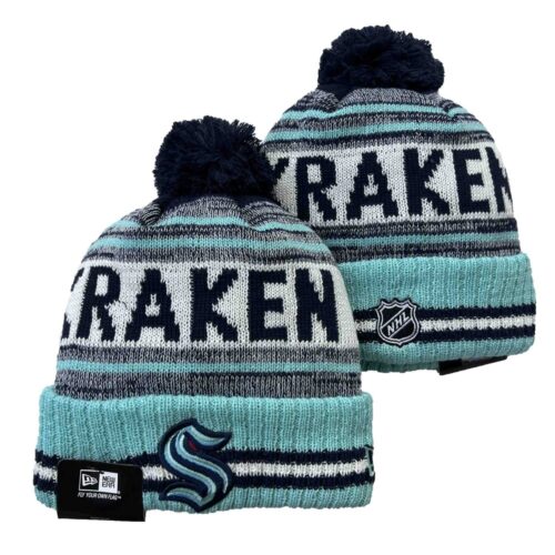 h157026_1 Seattle Kraken Beanies Knit Hat
