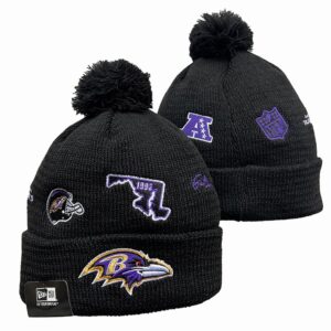 h157460_1 Baltimore Ravens Beanies Knit Hat