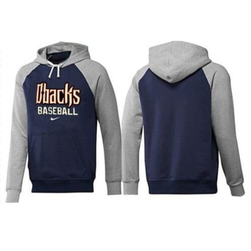 m1202401170014_1 Arizona Diamondbacks Pullover Hoodie Dark Blue & Grey