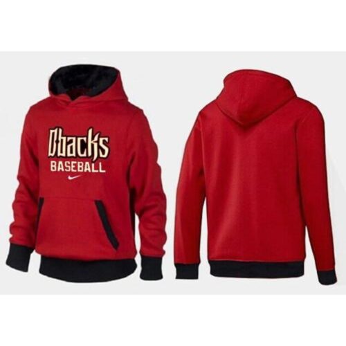 m1202401170017_1 Arizona Diamondbacks Pullover Hoodie Red & Black