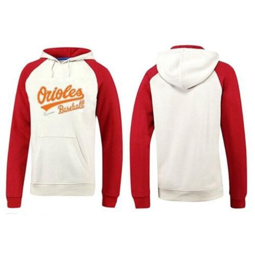 m1202401170066_1 Baltimore Orioles Pullover Hoodie White & Red