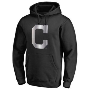 m1202401170236_1 Cleveland indians Platinum Collection Pullover Hoodie Black