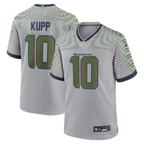m1202509120060_1 Youth's Seattle Seahawks #10 Cooper Kupp Gray Rivalries Collection Game Jersey