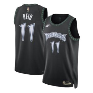 m202510310096_1 Youth Minnesota Timberwolves #11 Naz Reid Black 2025/26 Hardwood Classics Jersey