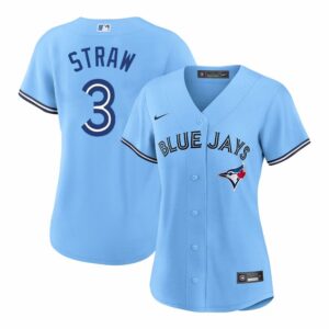 m202511120007_1 Women's Toronto Blue Jays #3 Myles Straw Nike Blue Home Replica Jersey