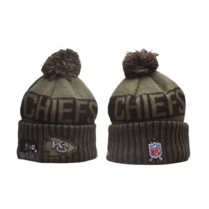 nh20251118005_1 Kansas City Chiefs 2025 Salute to Service Knit Hat