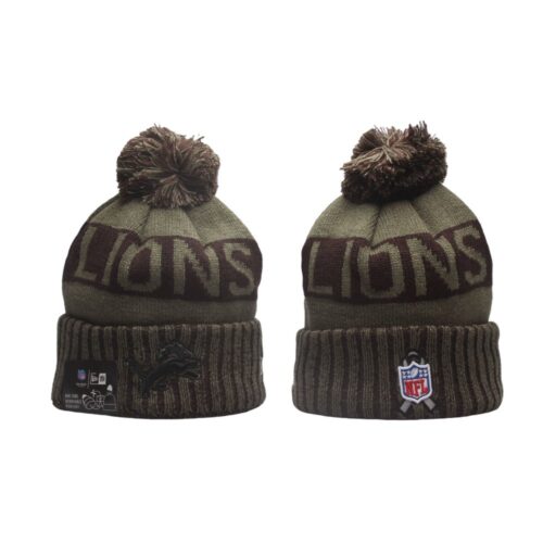 nh20251118008_1 Detroit Lions 2025 Salute to Service Knit Hat