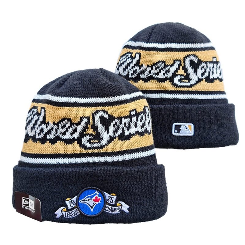 nhnf20251110003_1 Toronto Blue Jays 2025 World Series Knit Hat