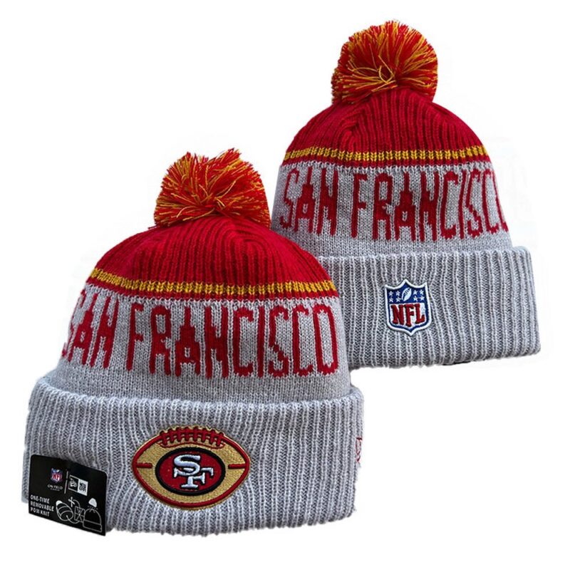nhnf2509300081_1 San Francisco 49ers Knit Hat
