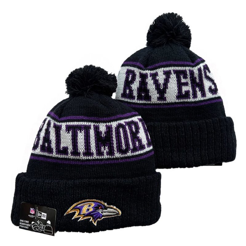nhnf2509300337_1 Baltimore Ravens Knit Hat