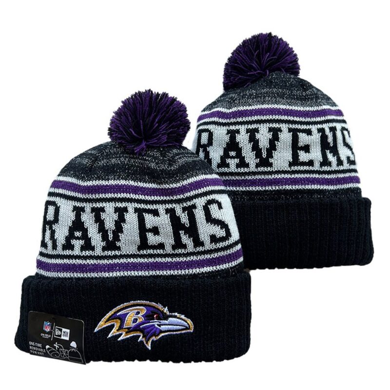 nhnf2509300342_1 Baltimore Ravens Knit Hat